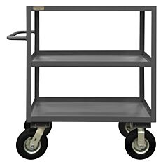 Durham Ricnm-243645-3-Alu-95 Instrument Cart, 3 Lipped Shelves