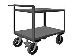 Durham Rscr244836Aldfl8Mr95 Stock Cart, 2 Shelves, Raised Handle