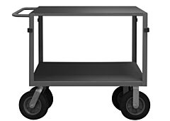 Durham Ic243610Spn95 Instrument Cart, 2 Flush Shelves