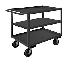 Durham Rsc-244848-3-3K-6Ph-95 Stock Cart, 3 Shelves, 24 X 48