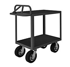 Durham Rice-2460-2-8Spn-95 Instrument Cart, 2 Flush Shelves