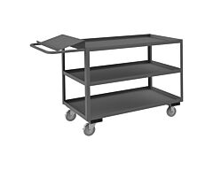 Durham Opc-2448-3-95 Order Picking Cart, 3 Shelves, 24 X 48