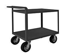 Durham Rscr-304838-Ald-95 Stock Cart, 2 Shelves, Raised Handle