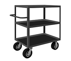 Durham Ric-243645-3-Alu-95 Instrument Cart, 3 Lipped Shelves