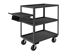 Durham Opcpfs-243648-3-6Ph-95 Order Picking Cart, Storage Pocket