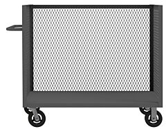 Durham 3St-Ex304845-8Mr-95 3 Sided Mesh Truck, 1 Shelf