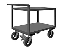 Durham Rscr306036Aldfl8Mr95 Stock Cart, 2 Shelves, Raised Handle