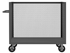 Durham 3St-Ex304843-6Mr-95 3 Sided Mesh Truck, 1 Shelf