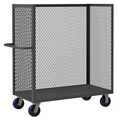 Durham 3St-Ex3060-6Pu-95 3 Sided Mesh Truck, 1 Shelf
