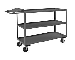 Durham Opc-246048-3-6Ph-95 Order Picking Cart, 3 Shelves, 24 X 60