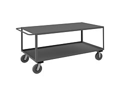 Durham Rsc-367236-2-Tld-8Po-95 Stock Cart, 2 Shelves, 36 X 72