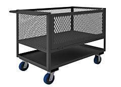 Durham 4Stedg-Ex-3048-6Pu-95 4 Sided Mesh Box Truck, Drop Gate
