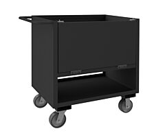 Durham 4Stedg-Sm-3048-6Pu-95 4 Sided Solid Box Truck, Drop Gate