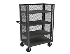 Durham 3St-Ex2436-3As-95 3 Sided Truck, 3 Adjustable Shelves