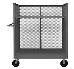 Durham 3St-Ex2448-1As-95 3 Sided Mesh Truck, 1 Adjustable