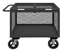 Durham 4Sthc-Ex-3048-6Mr-95 4 Sided Mesh Box Truck, Hinged Cover