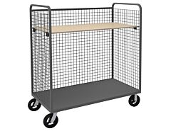 Durham W3St-304868-1As-8Mr95 Wire Cart, 1 Adjustable Shelf