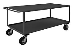 Durham Rsc-367236-2-8Pn-Tld-95 Stock Cart, 2 Shelves, 36 X 72