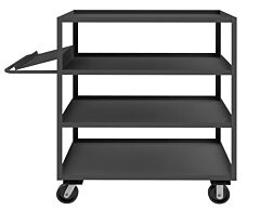 Durham Opc-304860-4-6Ph-95 Order Picking Cart, 4 Shelves, 30 X 48