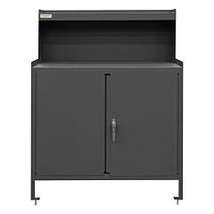 Durham 3000Rslf-95 Stationary Workstation, Riser, 2 Doors