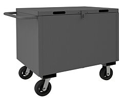 Durham 4Sthc-Sm-3060-6Mr-95 4 Sided Solid Box Truck, Hinged Cover