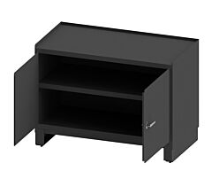 Durham 3403Nvslf-95 Stationary Workstation, 2 Shelf, 2 Doors