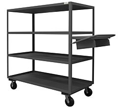 Durham Opcpfs-306065-4-6Ph-95 Order Picking Cart, Storage Pocket