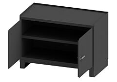 Durham 3403-Nvs-95 Stationary Workstation, 2 Shelves