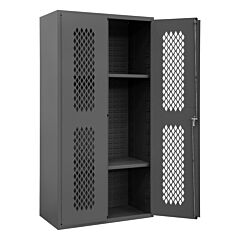 Durham Emdc-361872-2S-95 Ventilated Cabinet, 2 Shelves,