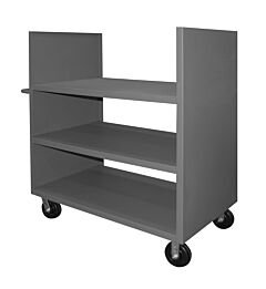 Durham 2Spt-3060-3-2K-95 2 Sided Solid Stock Truck, 3 Shelves