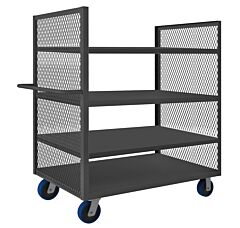 Durham 2Spt-Ex3060-4-2K-6Pu-95 2 Sided Mesh Truck, 4 Shelves
