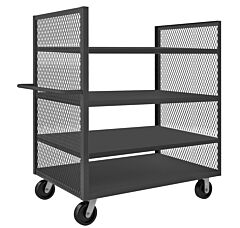 Durham 2Spt-Ex3660-4-2K-95 2 Sided Mesh Truck, 4 Shelves