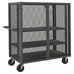 Durham Htl-3048-Dd-2As-95 Security Mesh Truck, 3 Shelves, 30 X 48