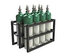 Durham Gcrv-304830-08T Gas Cylinder Rack For 8 Vert. Cylinders