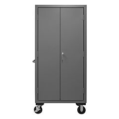 Durham 3501M-Blp-4S-95 Mobile Cabinet, 4 Shelves