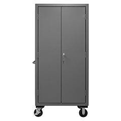 Durham 3501M-Blp-30-5295 Mobile Cabinet, 30 Yellow Bins