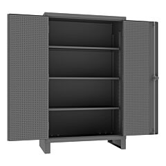 Durham Hdcp244878-3S95 Pegboard Cabinet, 3 Shelves