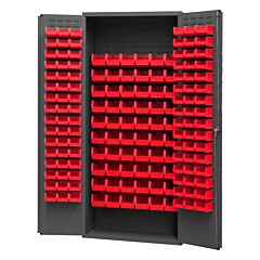 Durham 3603-156B-1795 Cabinet, 156 Red Bins