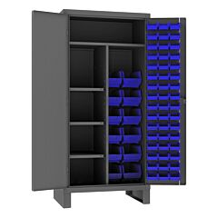 Durham Hdjc243678-60-4S5295 Maintenance Cabinet, 4 Shelves, 60 Bins