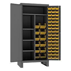 Durham Hdjc243678-60-4S95 Maintenance Cabinet, 4 Shelves, 60 Bins