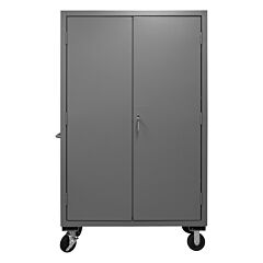 Durham 3502M-Blp-4S-95 Mobile Cabinet, 4 Shelves