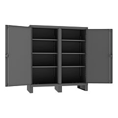 Durham Hdds246066-6S95 Double Shift Cabinet, 6 Shelves
