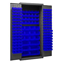 Durham 3500-138B-5295 Cabinet, 138 Blue Bins