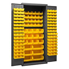 Durham 3500-138B-95 Cabinet, 138 Yellow Bins