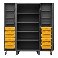 Durham Hdc36-Dc12Tb4S95 Cabinet, 4 Shelves, 6 Door Shelves
