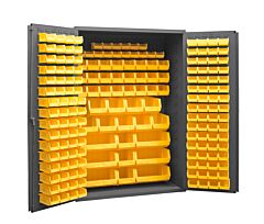 Durham 3502-186-95 Cabinet, 186 Yellow Bins