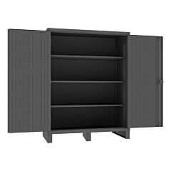 Durham Hdcp306078-3S95 Pegboard Cabinet, 3 Shelves