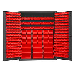 Durham Ssc-227-Nl-1795 Cabinet, 227 Red Bins, No Legs