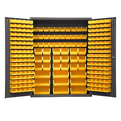 Durham Ssc-227-Nl-95 Cabinet, 227 Yellow Bins, No Legs