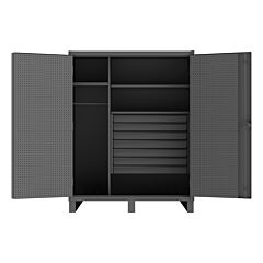 Durham Hdwcp246078-7M95 Wardrobe Cabinet, 3 Shelves, 7 Drawers